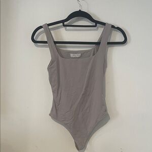 Babaton Taupe Bodysuit Sz S